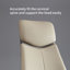 Chaise de bureau Comfort avec base en alliage d'aluminium
