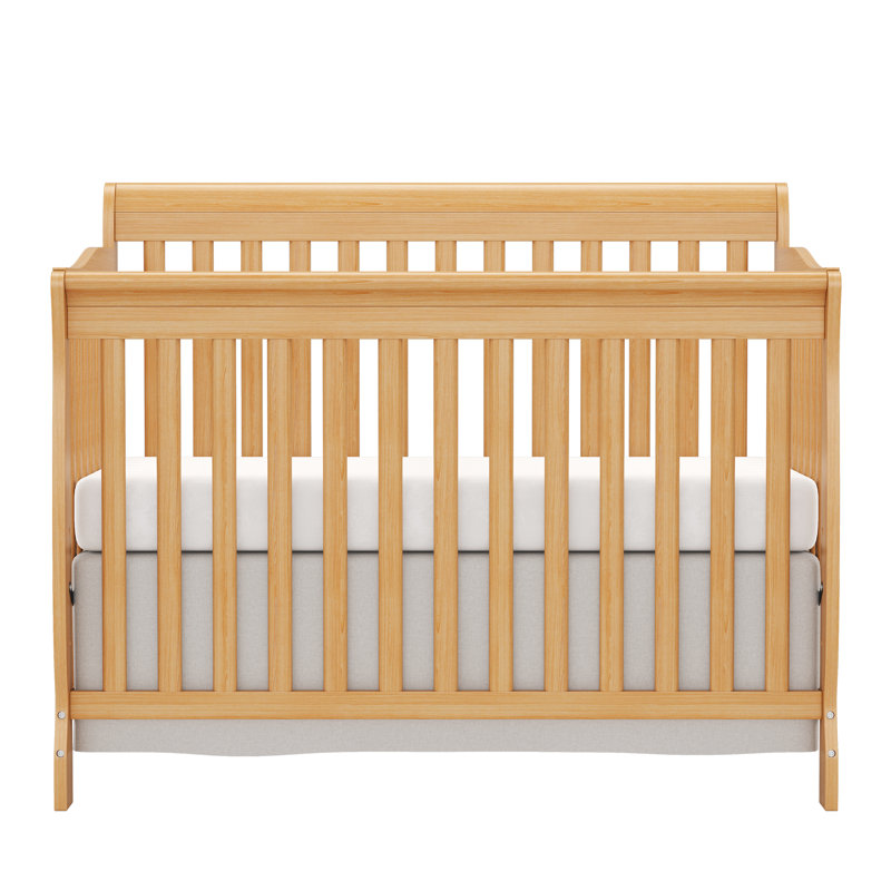 Lit de bébé convertible 5-en-1, Naturel