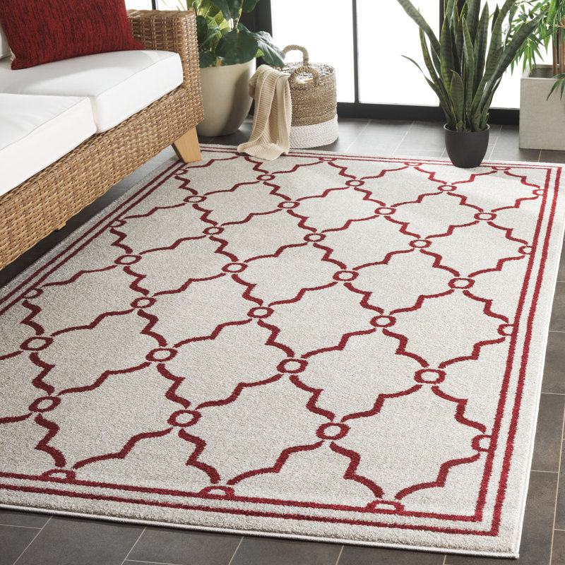 Amherst Performance Geometric Rug, Rectangle 5'3" x 8'