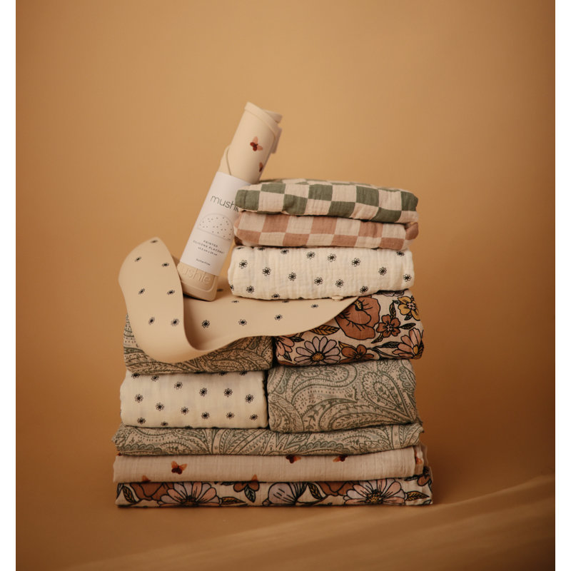 Changing Pad Cover, Olive Check