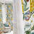 Floral Patterned Curtains Mid Century Botanical Drapes,Room Darkening Curtain,Rod Pocket Back Tab Floral Drapes,Set of 2-1078439903-1078439877