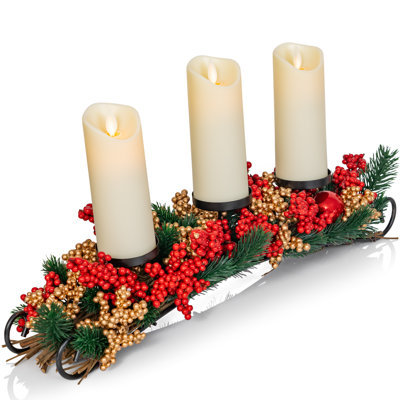 Porte-bougie de Noël