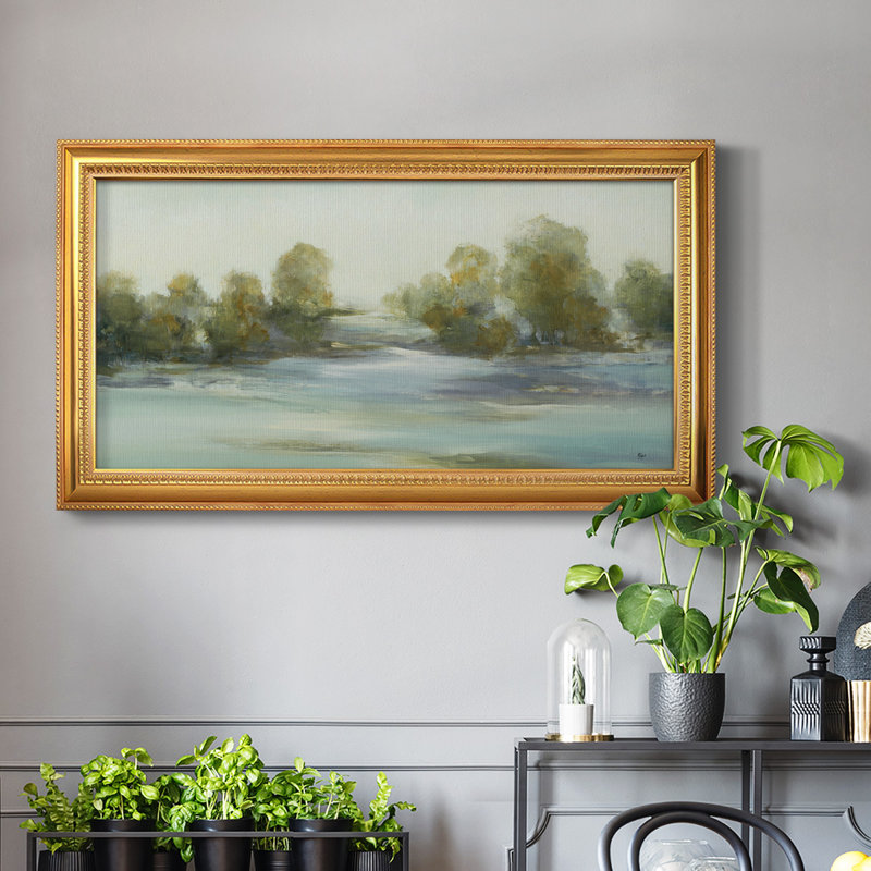 Impression sur toile tendue, "Cadre apaisant III", H 25 po x l 45 po x P 1 po