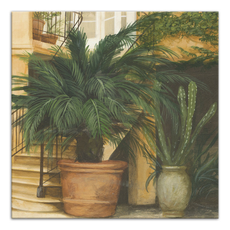 Plantes de jardin sur toile, H 30 po x l 30 po x P 1,25 po