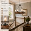 Lustre en bois 6 lumières Temescal-321883908