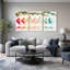 "Aquarelle", ensemble de 3 toiles de Noël suspendues au pin-93061197