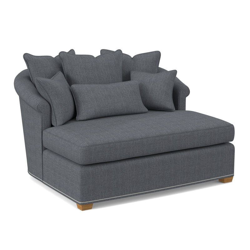 Méridienne Josephine, Ambre, 100% polyester Elise Harbor