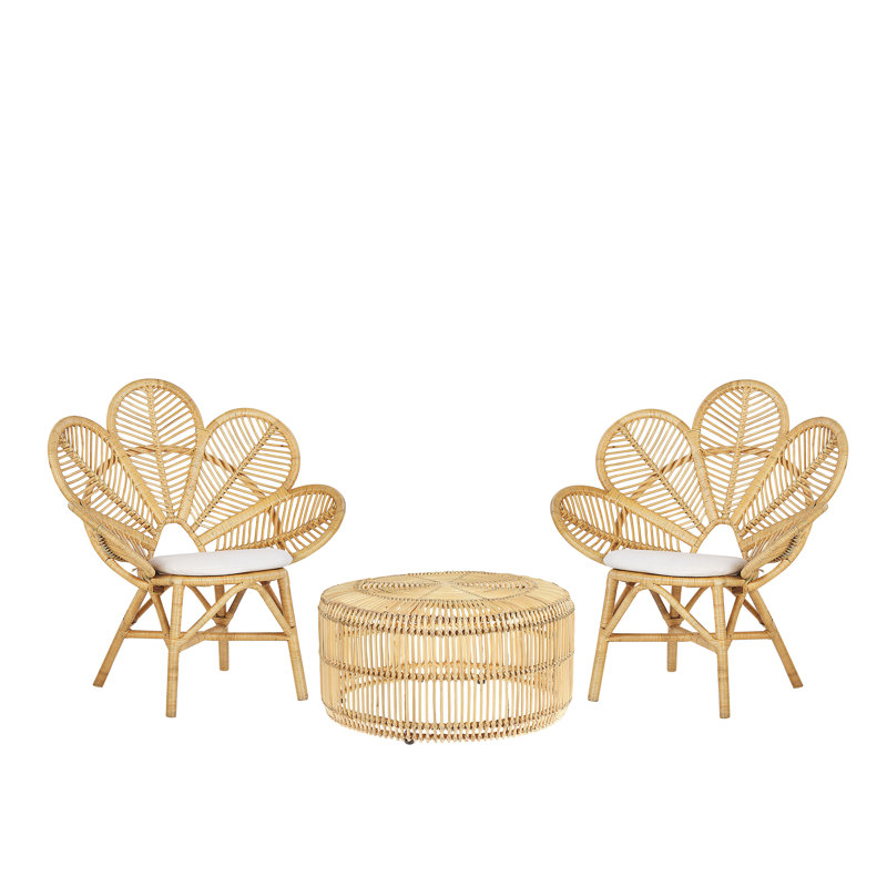 Mable 2 Seater Rattan Conversation Set