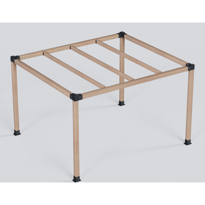 Supports de pergola Kozyard, ensemble de 4 supports de coin à angle droit 3 directions 