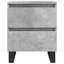 Makram 40cm W Iron Bedside Table-1725824530