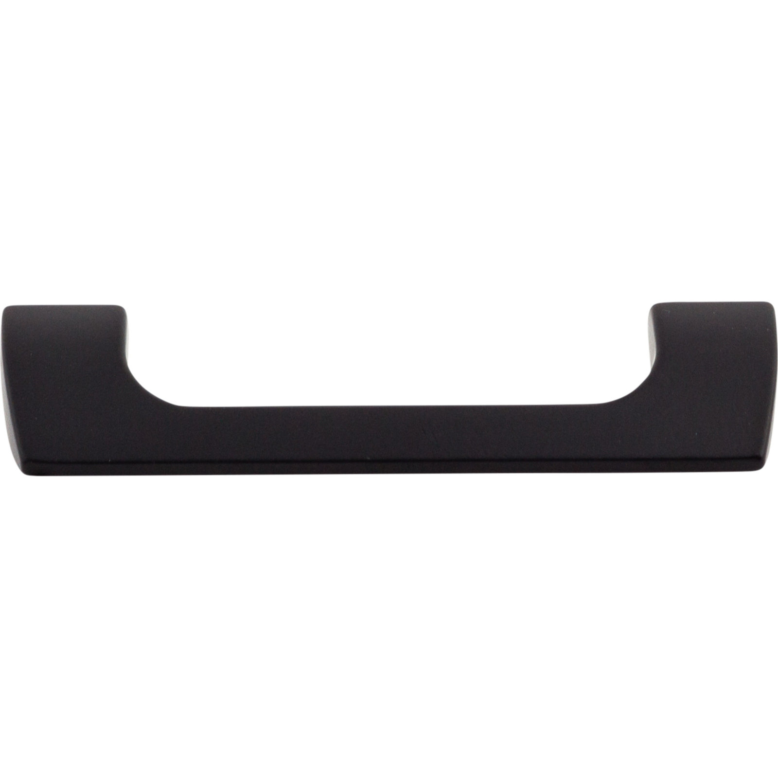 Holland Bar Cabinet Pull, Flat Black, 3 3/4" Center to Center