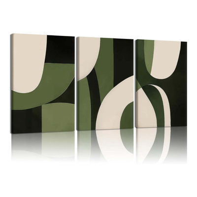 3 Piece Wrapped Canvas Wall Art