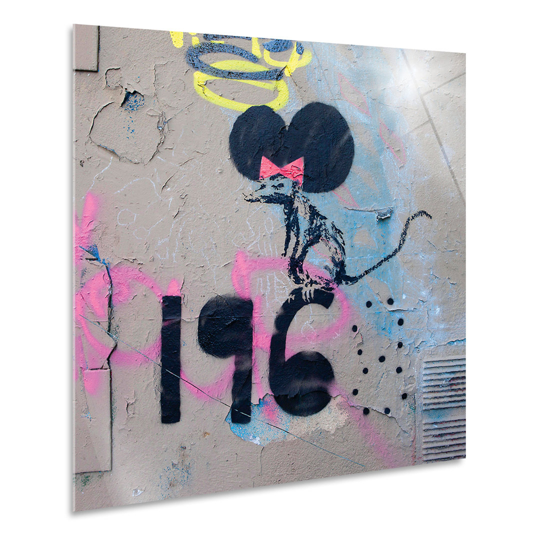 Kunstdruck Mouse 1968 von Banksy