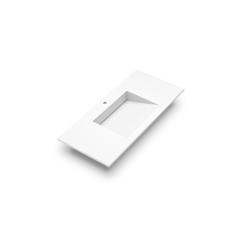 DAX 18.12'' Matte White Bathroom Sink