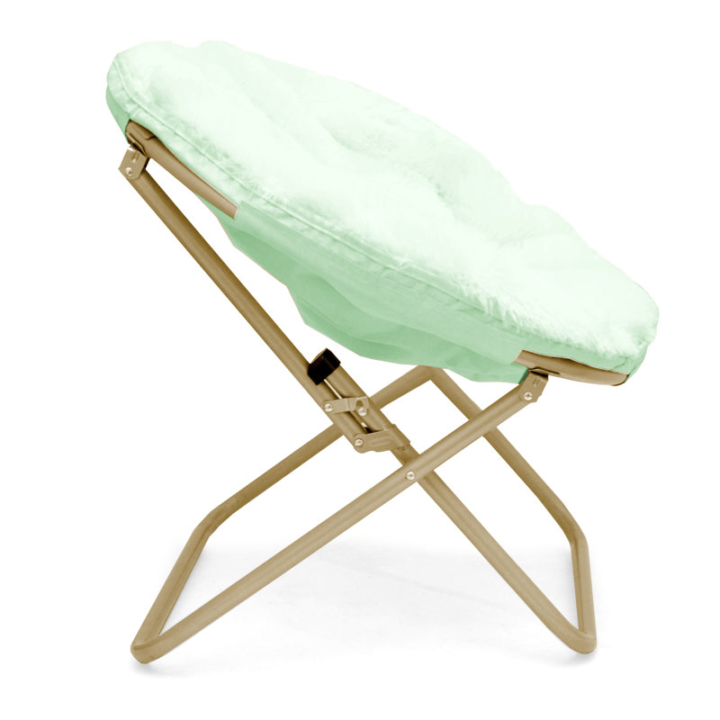 Fauteuil Papasan Giles, Doré, Menthe