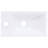 VidaXL Wash Basin 15.7"x8.7"x3.5" SMC White