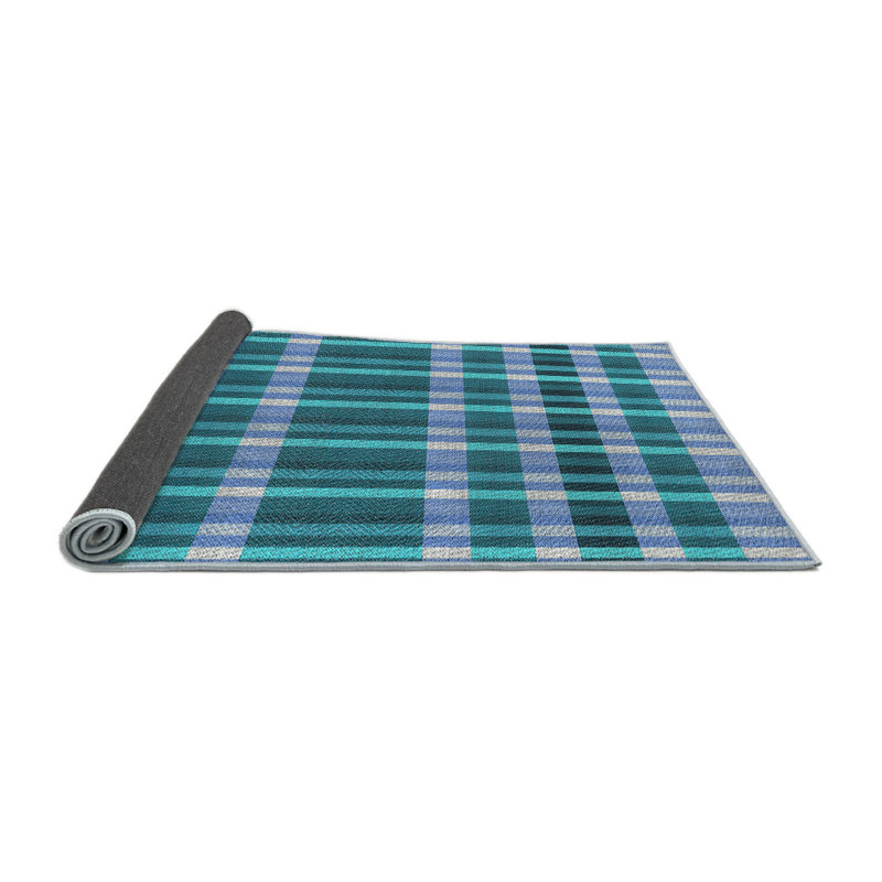 Plaid Indoor Rug, Round 8'
