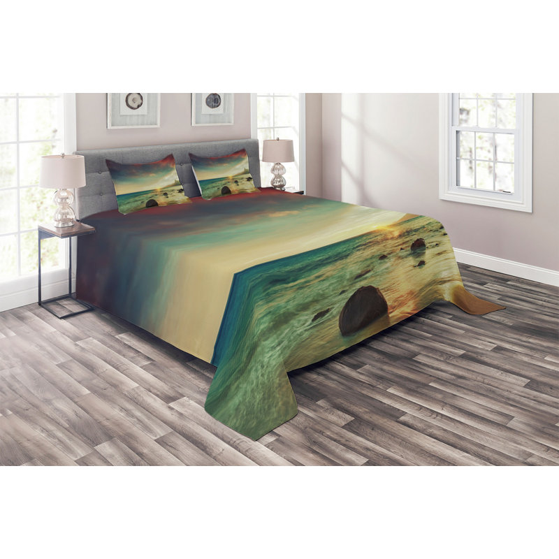 Coastal Polyester Coverlet