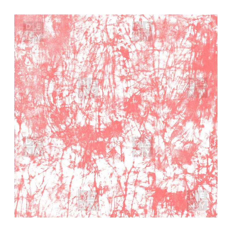 Couverture batik en grésilleté, L 60 po x l 50 po, Rose