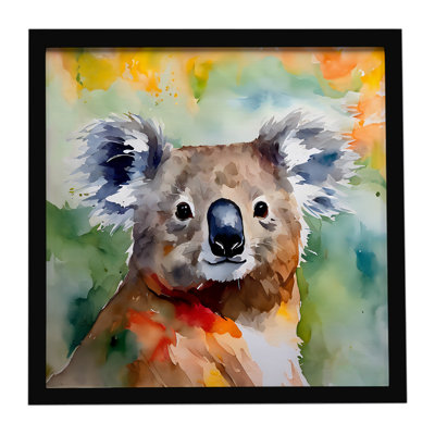 Koala Framed Metal Print
