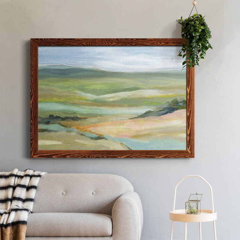 River Valley - Peinture sur toile encadrée, H 37,5 po x l 27,5 po x P 1,5 po, Érable