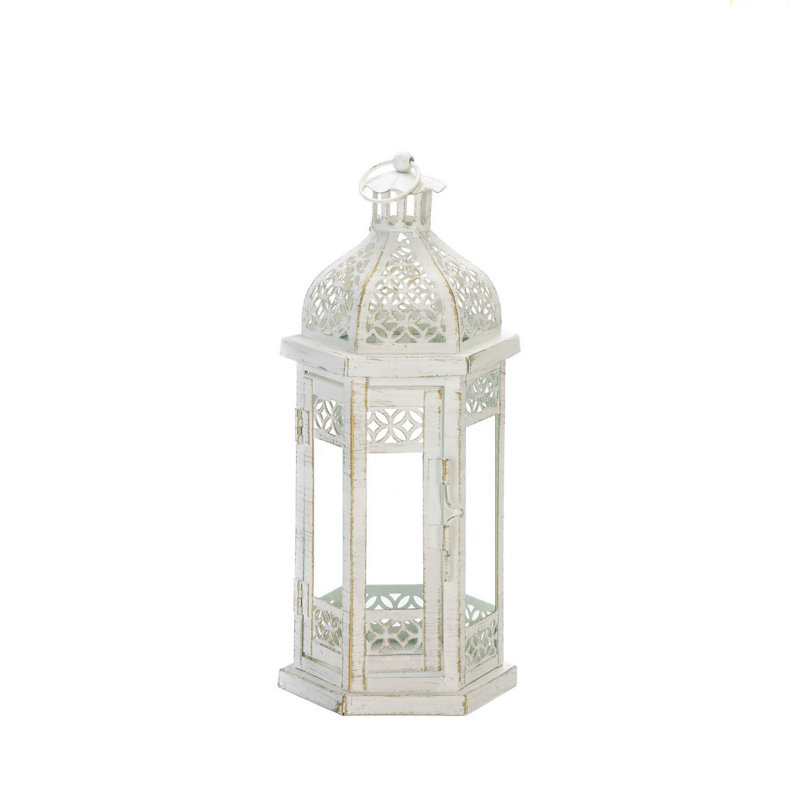 LANTERNE FLORALE DE STYLE ANTIQUE