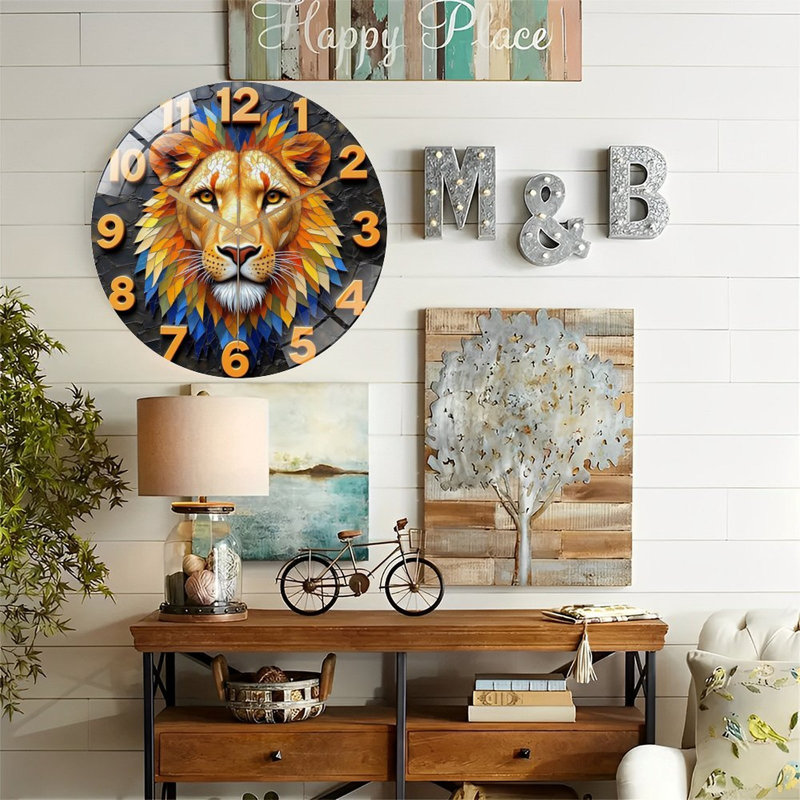 Horloge murale en verre Creative Creative