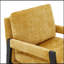 Fauteuil d'appoint rembourré en chenille de style Mid-Century-1436643696