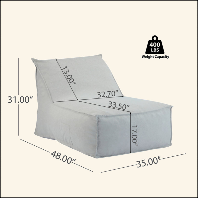 Fauteuil à billes d'extérieur