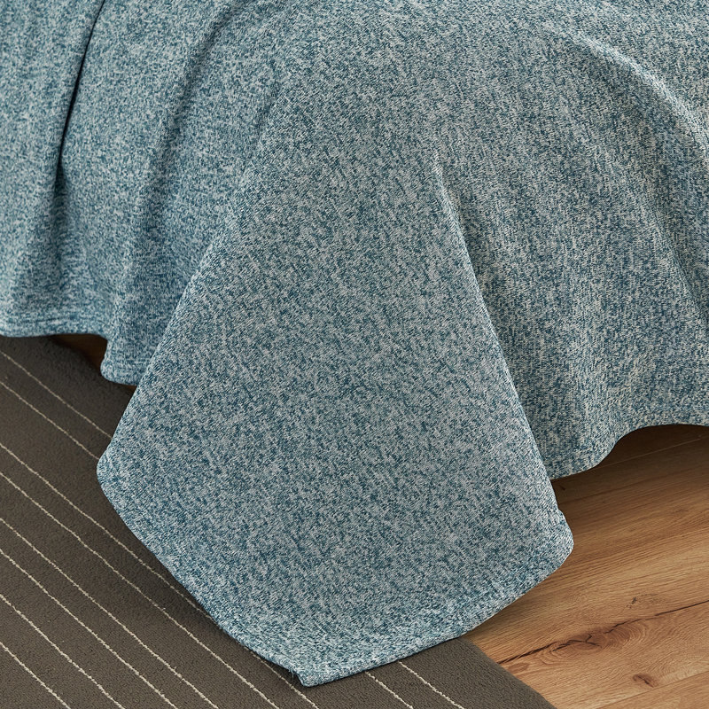 Couverture et taie décorative, Grand, Bleu marine