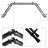 Steel Adjustable 0.75'' Bay Window Double Curtain Rod-24443278