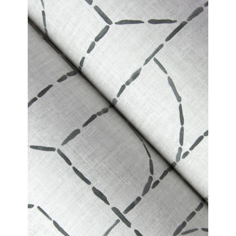 Papier peint à lignes arquées avec intégrité, Gris