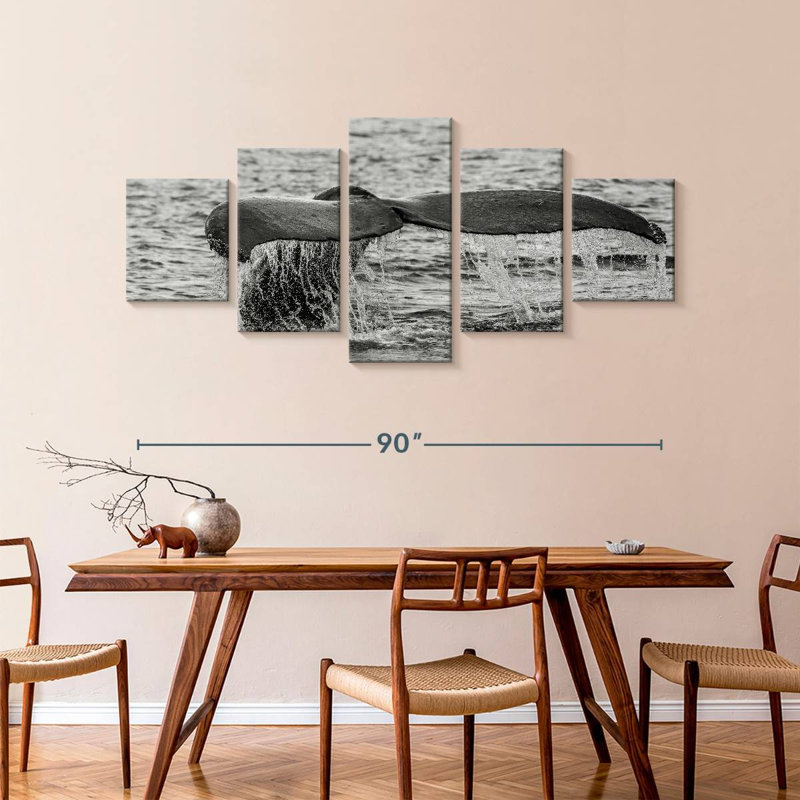 Baleine à bosse de l'Alaska, H 42 po x l 92 po