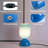 9" Modern Glass Table Lamp with E12 Base & In-Line On/Off Switch – Compact Accent Lighting for Bedroom or Living Room-1946501669