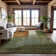 Premium Machine Washable Wayne AMF1100 Squares Rug