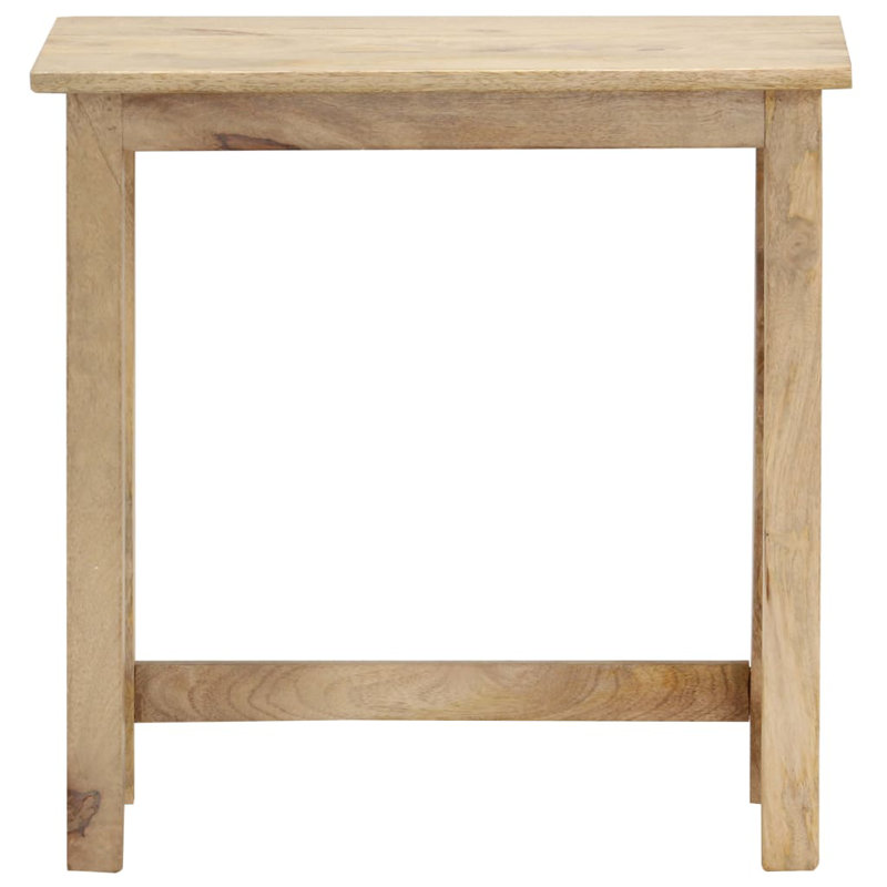 vidaXL Side Table Brown Solid Mango Wood Small to Medium