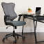 Chaise de bureau ergonomique à haut dossier avec accoudoirs réglables Siwar-16286223