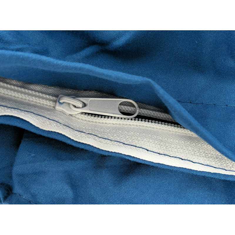  Ensemble de housse de couette en microfibre moderne et contemporain, Simple TG, Bleu océan