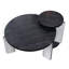 Tables basses gigognes rotatives 2 pièces Crescent-33871028-33871030