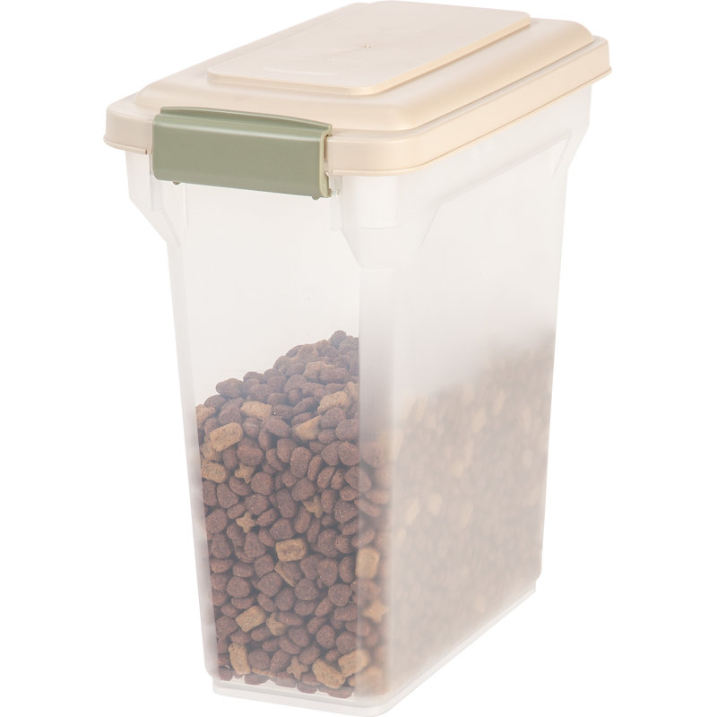 IRIS 200oz. Food Storage Container, Almond