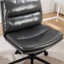 Chaise pivotante grise 360 - hauteur réglable, siège fiable pour la maison / bureau-1376038584