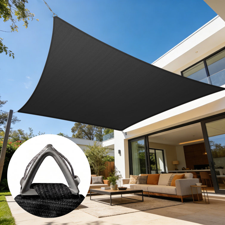 Amgo Customize Pro Ring Rectangle Sun Shade Sail 260 GSM Heavy Duty