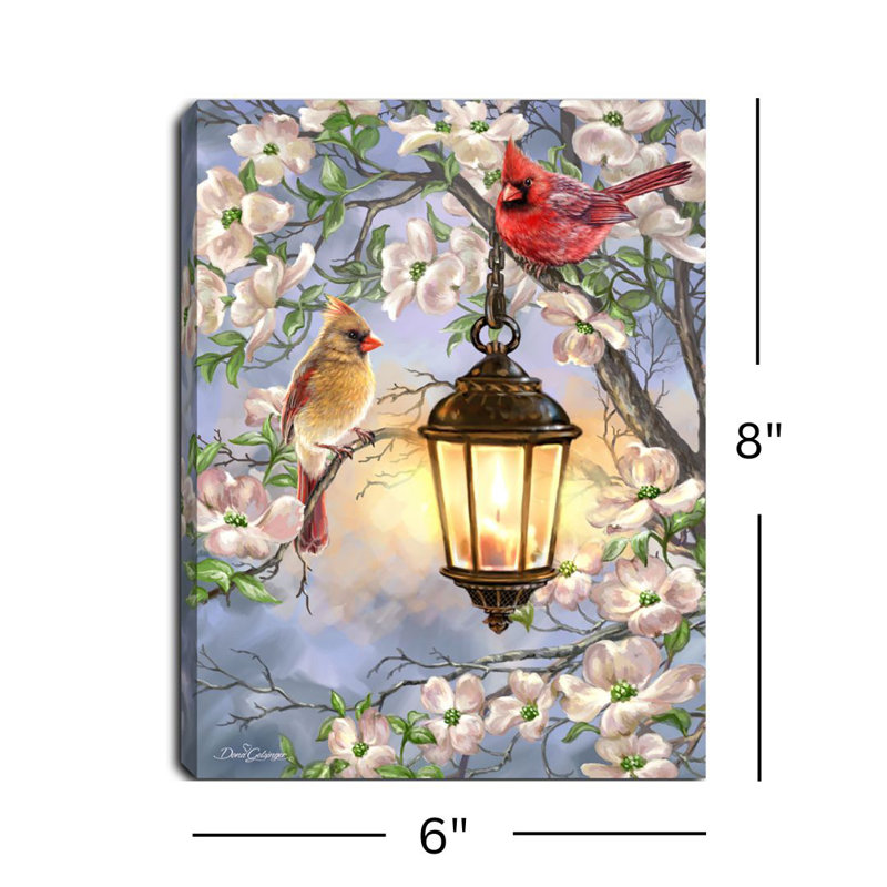 Ahviana - Lanterne à ressort 8 x 6 mini toile de fond avec chevalet éclairé