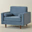 Fauteuil rembourré de 42 po de largeur-1555080587