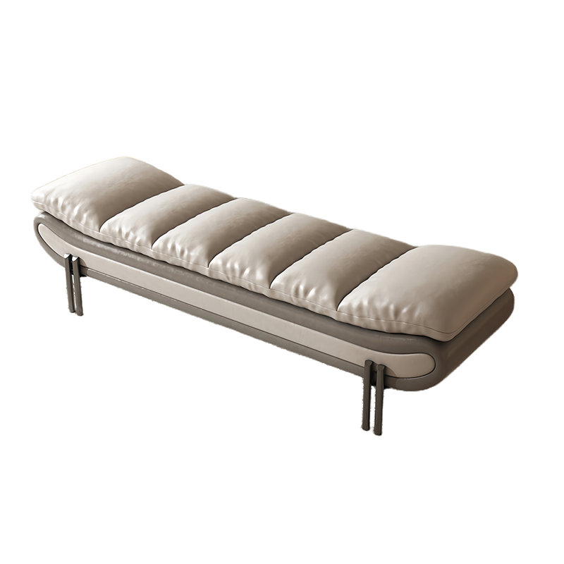 Banc de rangement Schechner, Gris pâle / gris