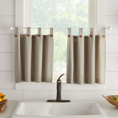Irmlinde Cotton Tailored Kitchen Curtain