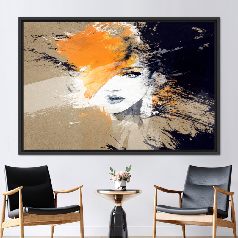Print on Canvas, Black Floater Framed, 25 cm H x 35 cm W