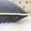 Let It Snow Embroidered Cotton Throw Pillow – 20X20" Gray Winter Accent Cushion With Insert
