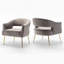 Fauteuil d'appoint en velours Chynna-1665429079