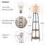 Lampe sur pied colonne 59 po Snowhill-61928346